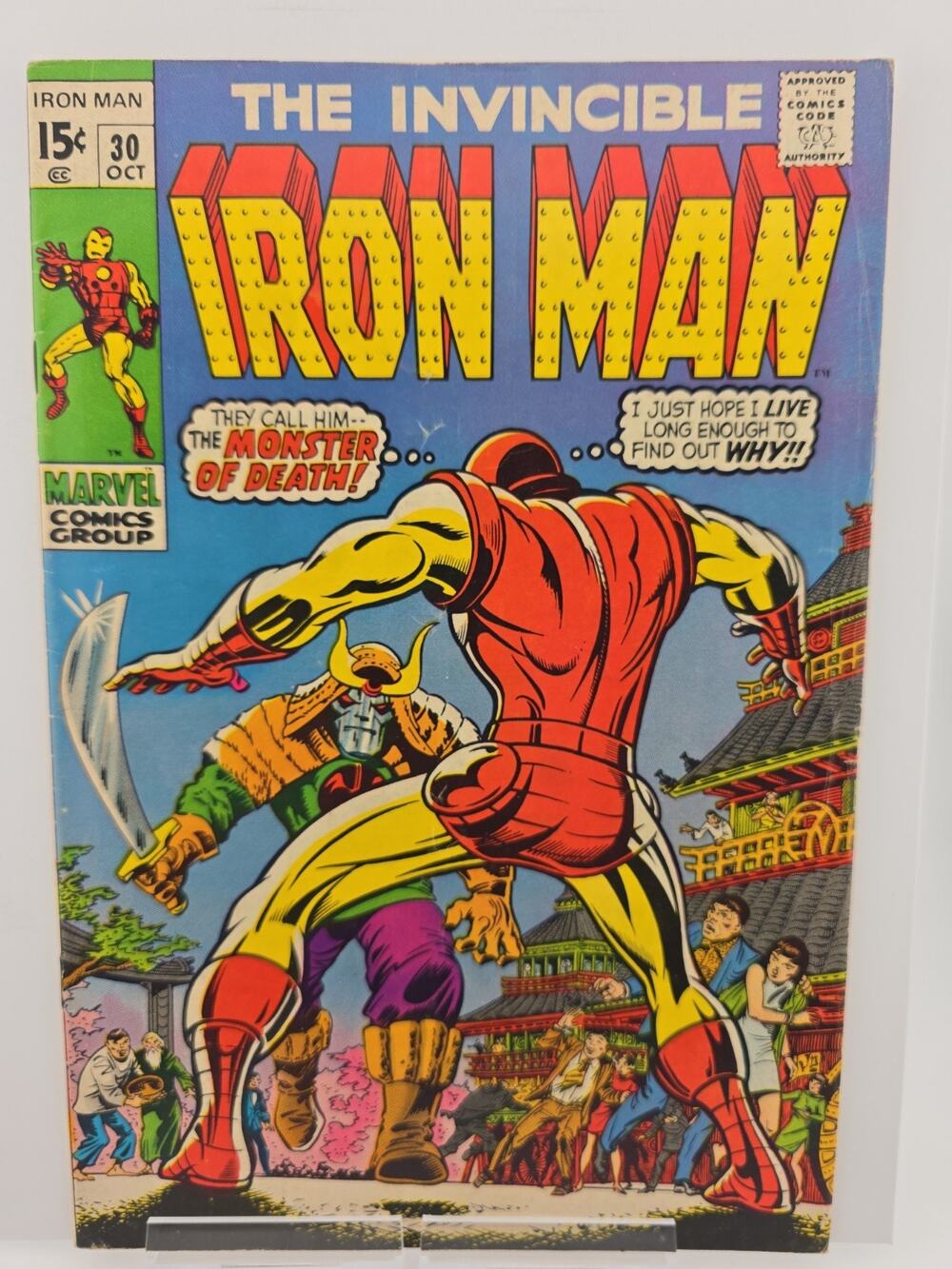 Iron Man #30 (1st App Monster Master) Marvel Comics 1970 Monster Of Death